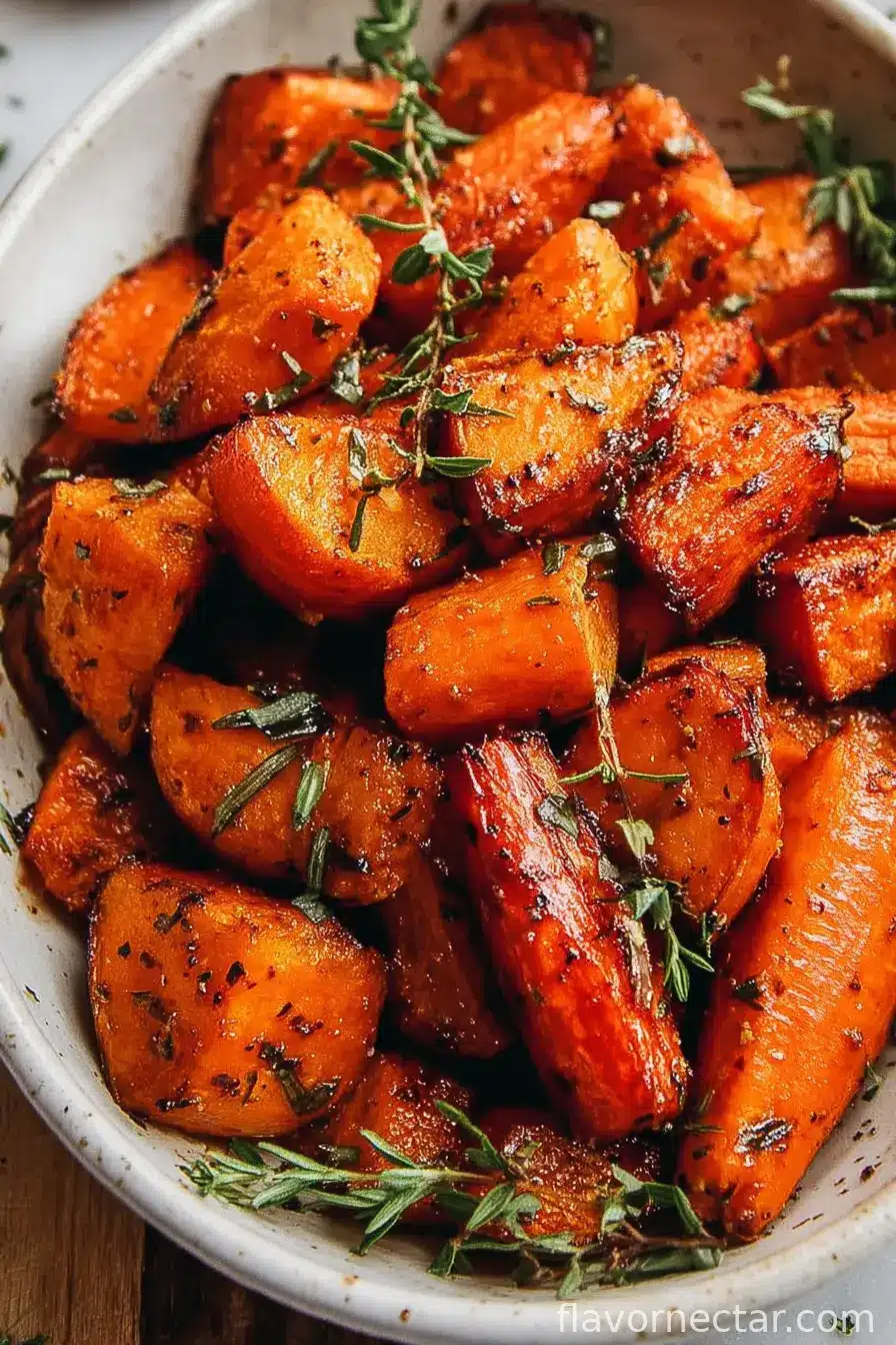 Roasted Sweet Potatoes & Carrots