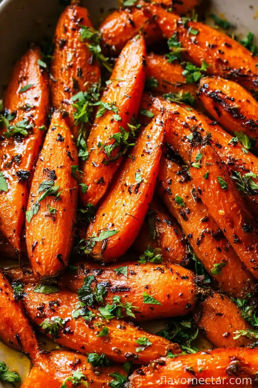 Simple Honey Roasted Carrots