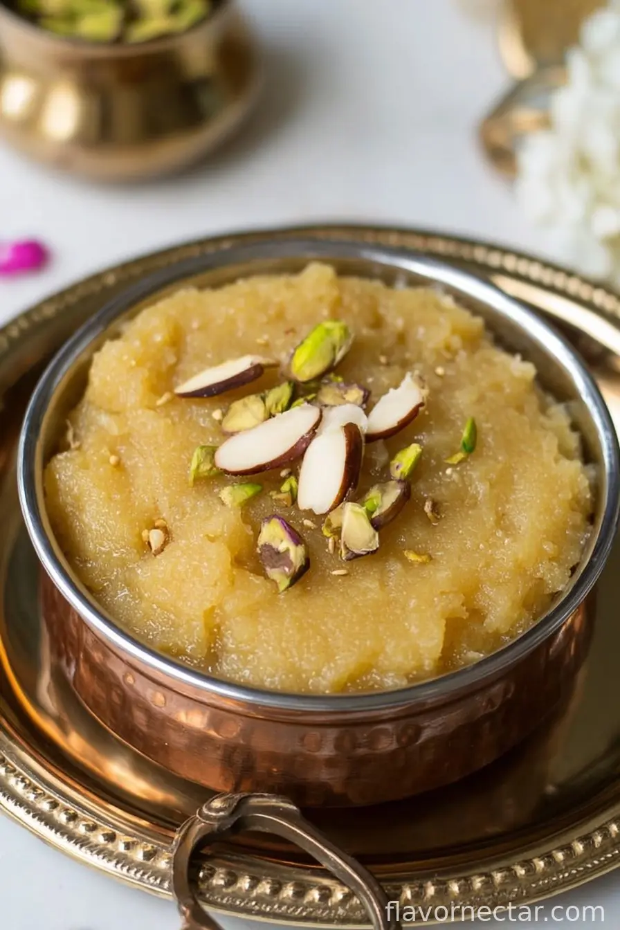 Sooji Halwa (Indian Semolina Pudding)