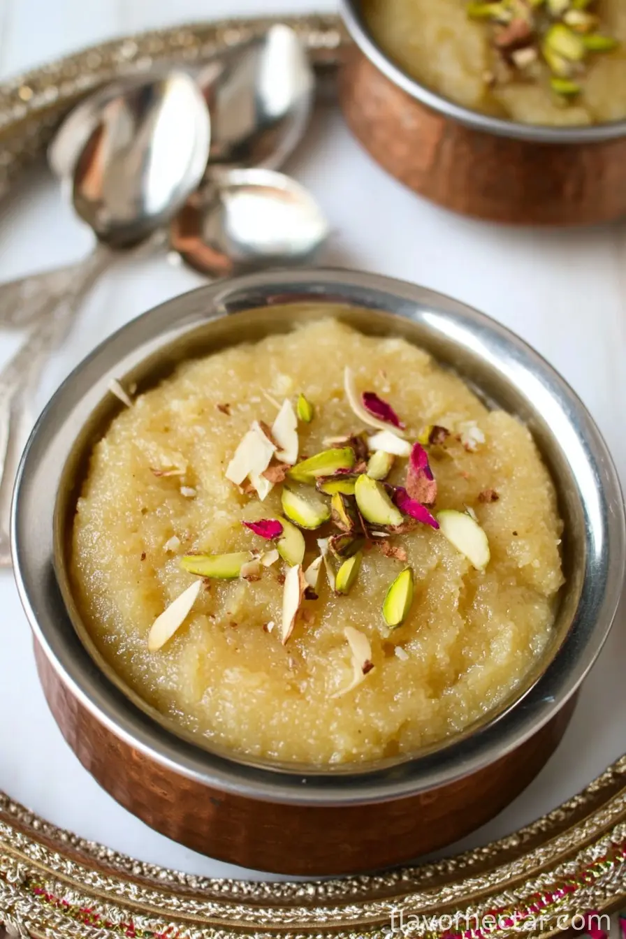 Sooji Halwa (Indian Semolina Pudding)