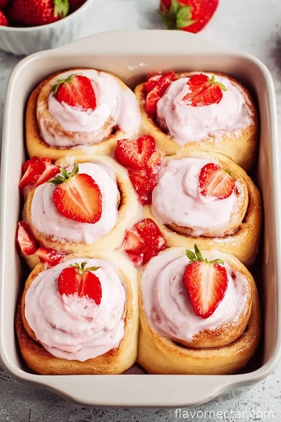 Strawberry Cinnamon Rolls