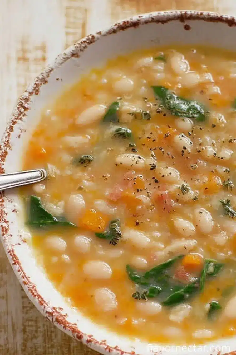THE BEST WHITE BEAN SOUP
