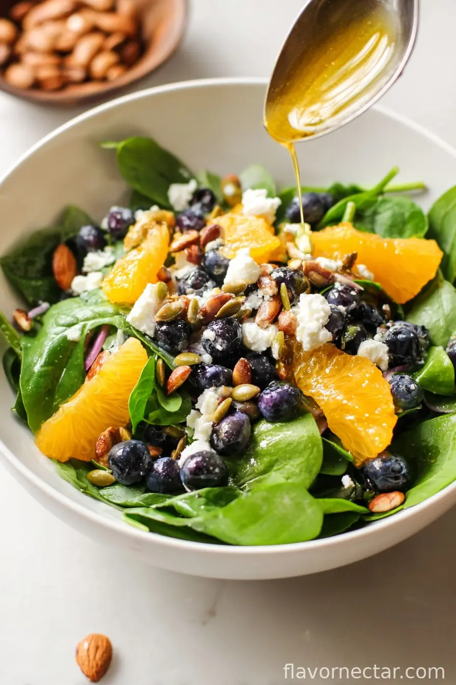 Blueberry Citrus Spinach Salad