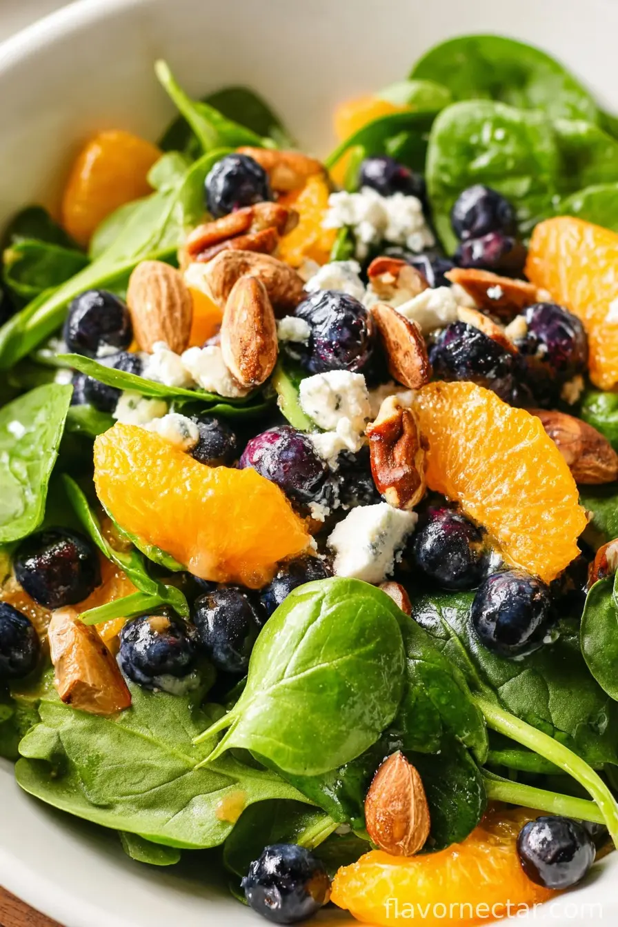 Blueberry Citrus Spinach Salad
