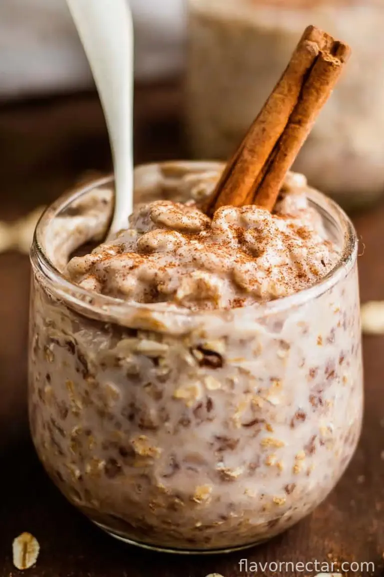 Cinnamon Roll Overnight Oats