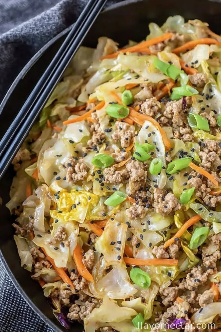Egg Roll in a Bowl (One-Skillet, Keto)