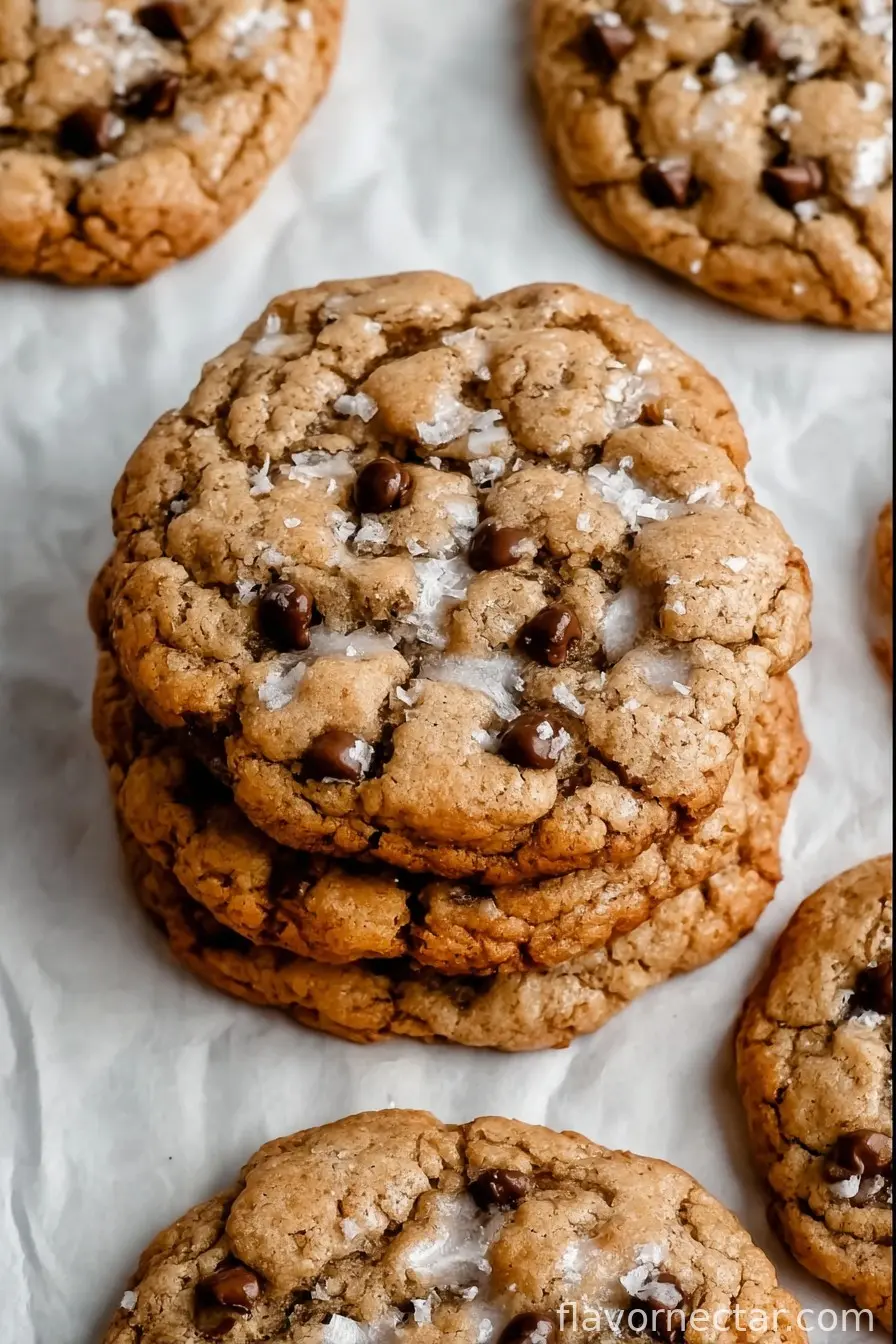 Flourless Peanut Butter Oatmeal Chocolate Chip Cookies