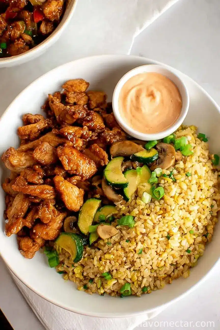 Hibachi Chicken with Fried Rice