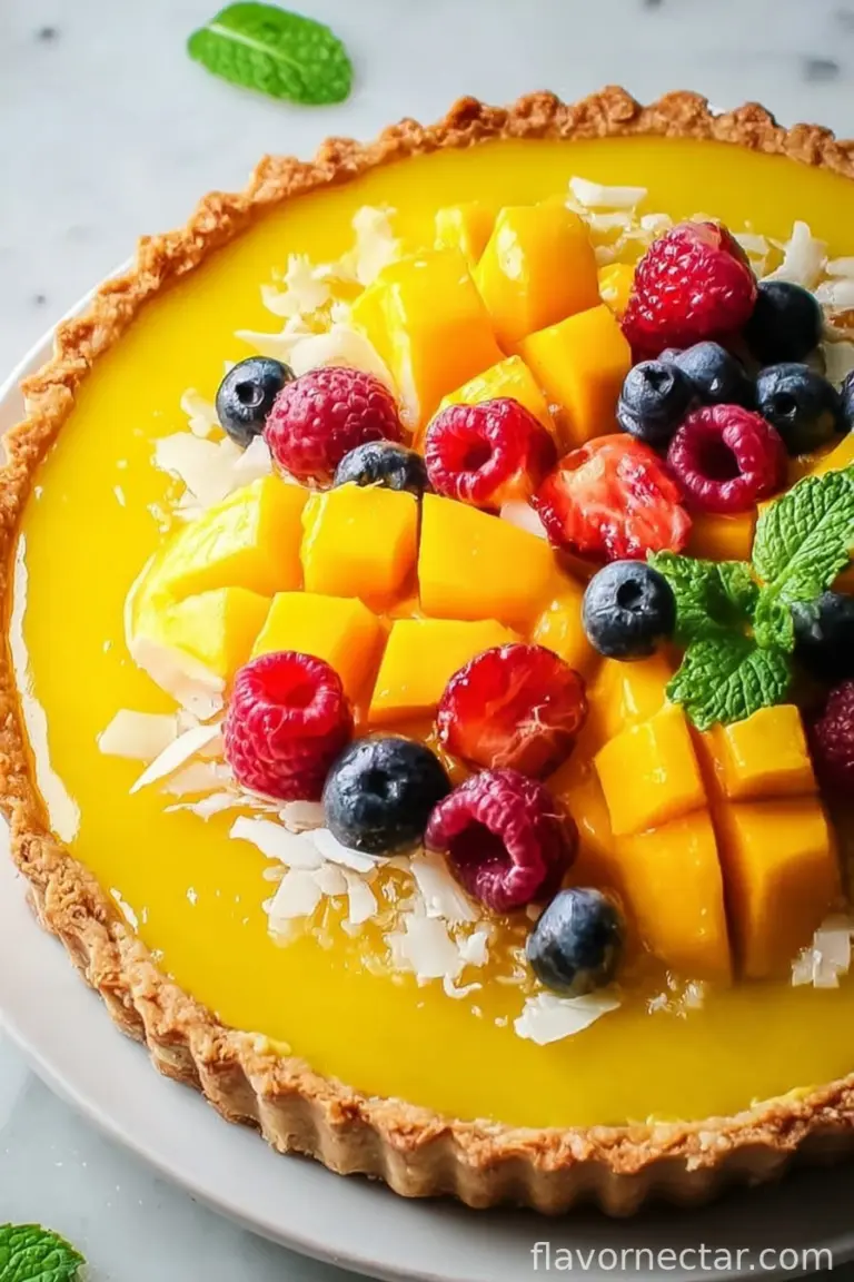 Mango Curd Tart Recipe
