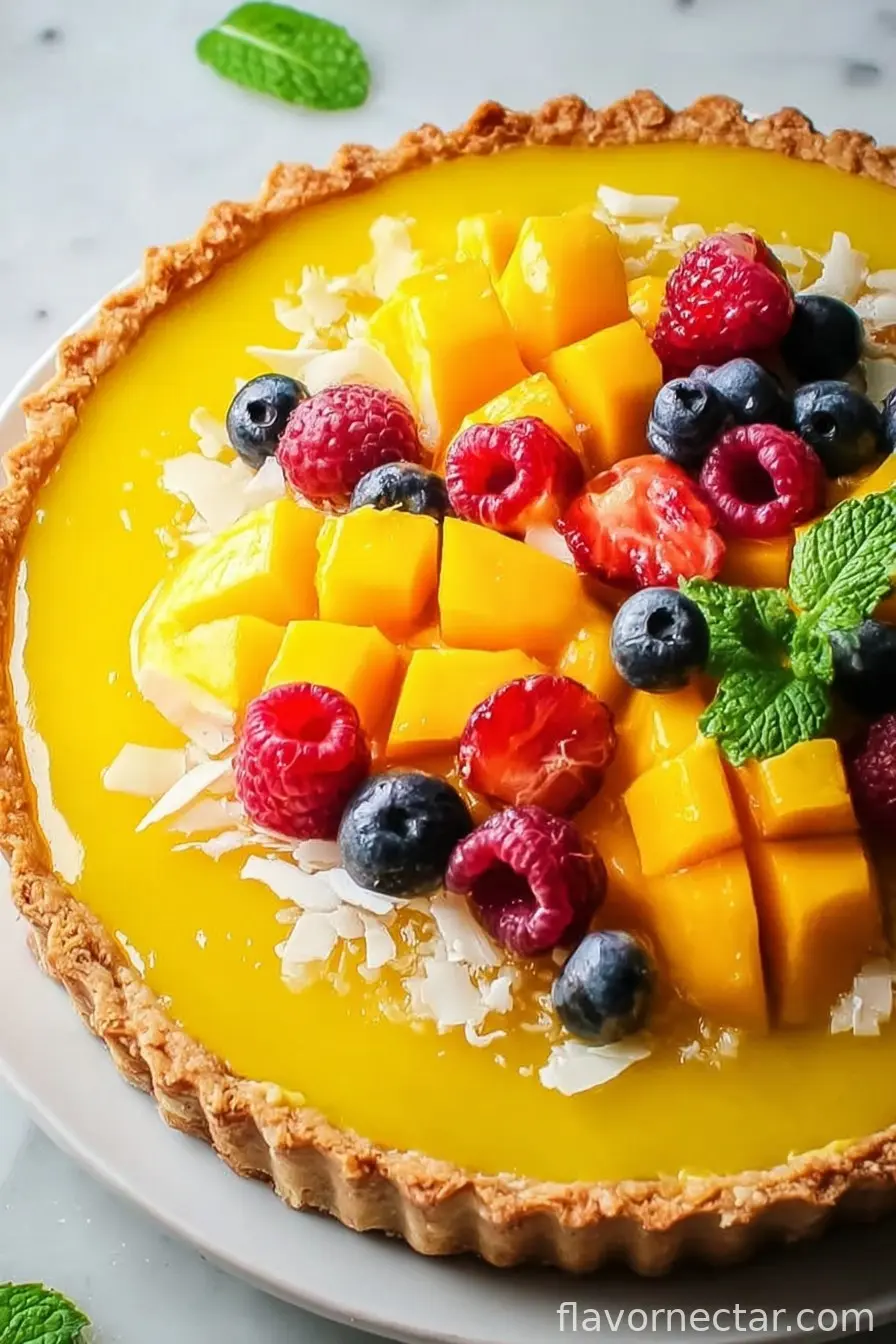 Mango Curd Tart Recipe
