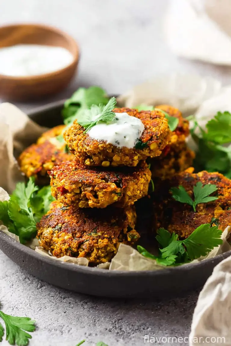 Mediterranean Chickpea Patties (Vegan and Gluten Free)