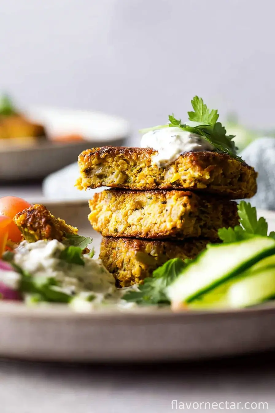 Mediterranean Chickpea Patties (Vegan and Gluten Free)