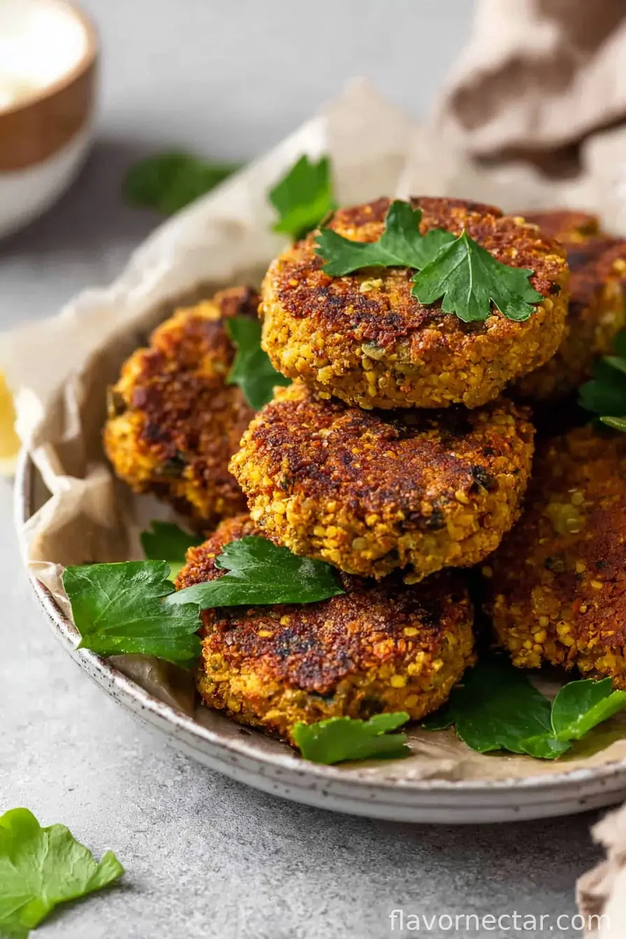 Mediterranean Chickpea Patties (Vegan and Gluten Free)