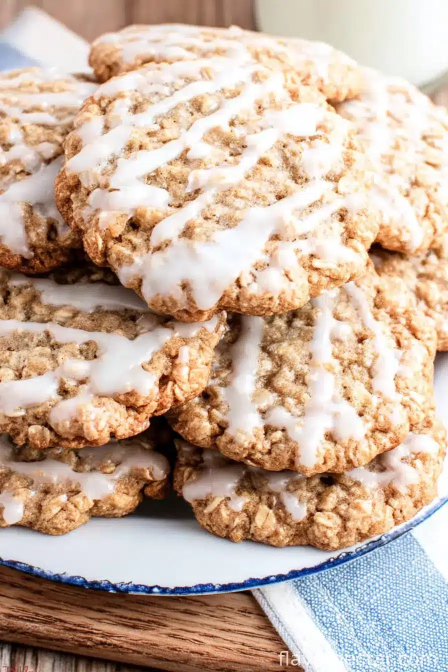 Old Fashioned Iced Oatmeal Cookie Recipe