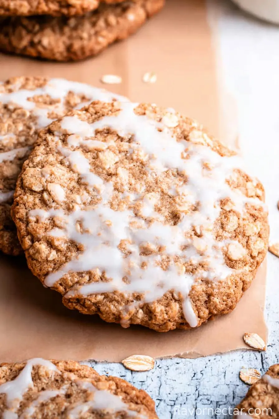 Old Fashioned Iced Oatmeal Cookie Recipe