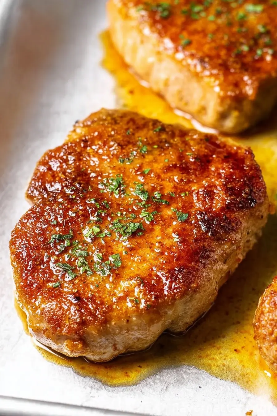 Oven Baked Boneless Pork Chops