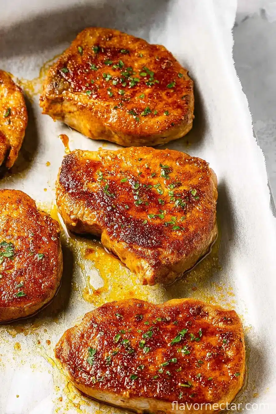 Oven Baked Boneless Pork Chops