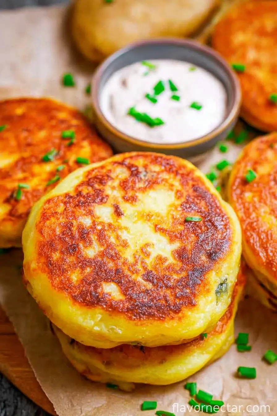 Potato Cakes with Cabbage Filling