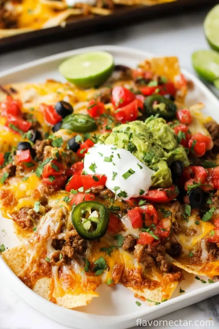Sheet Pan Beef Nachos
