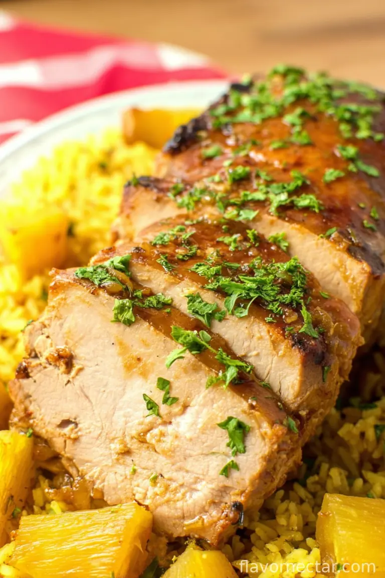 Slow Cooker Pineapple Pork Loin