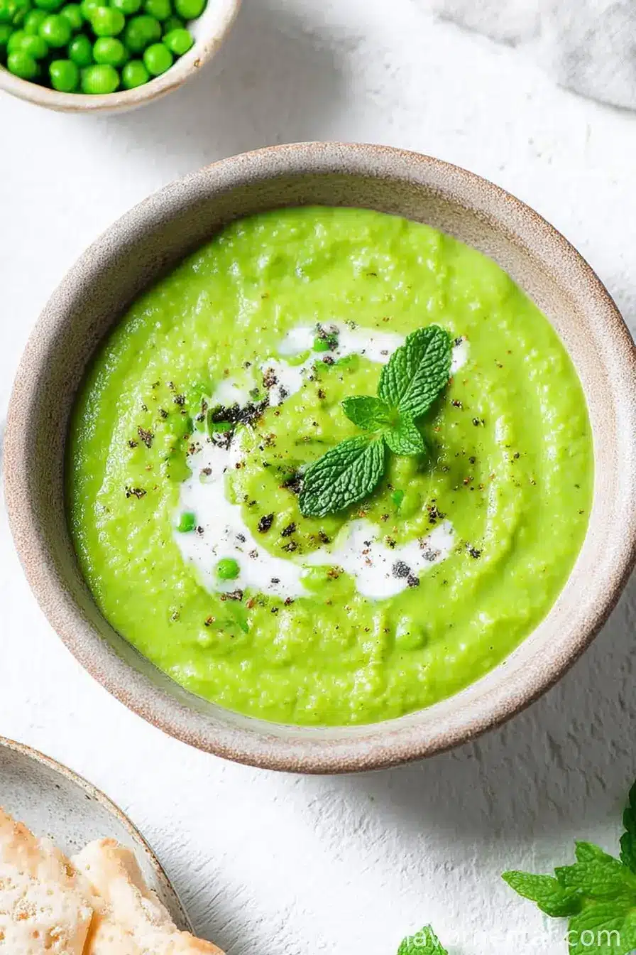 Spring Pea Soup With Mint