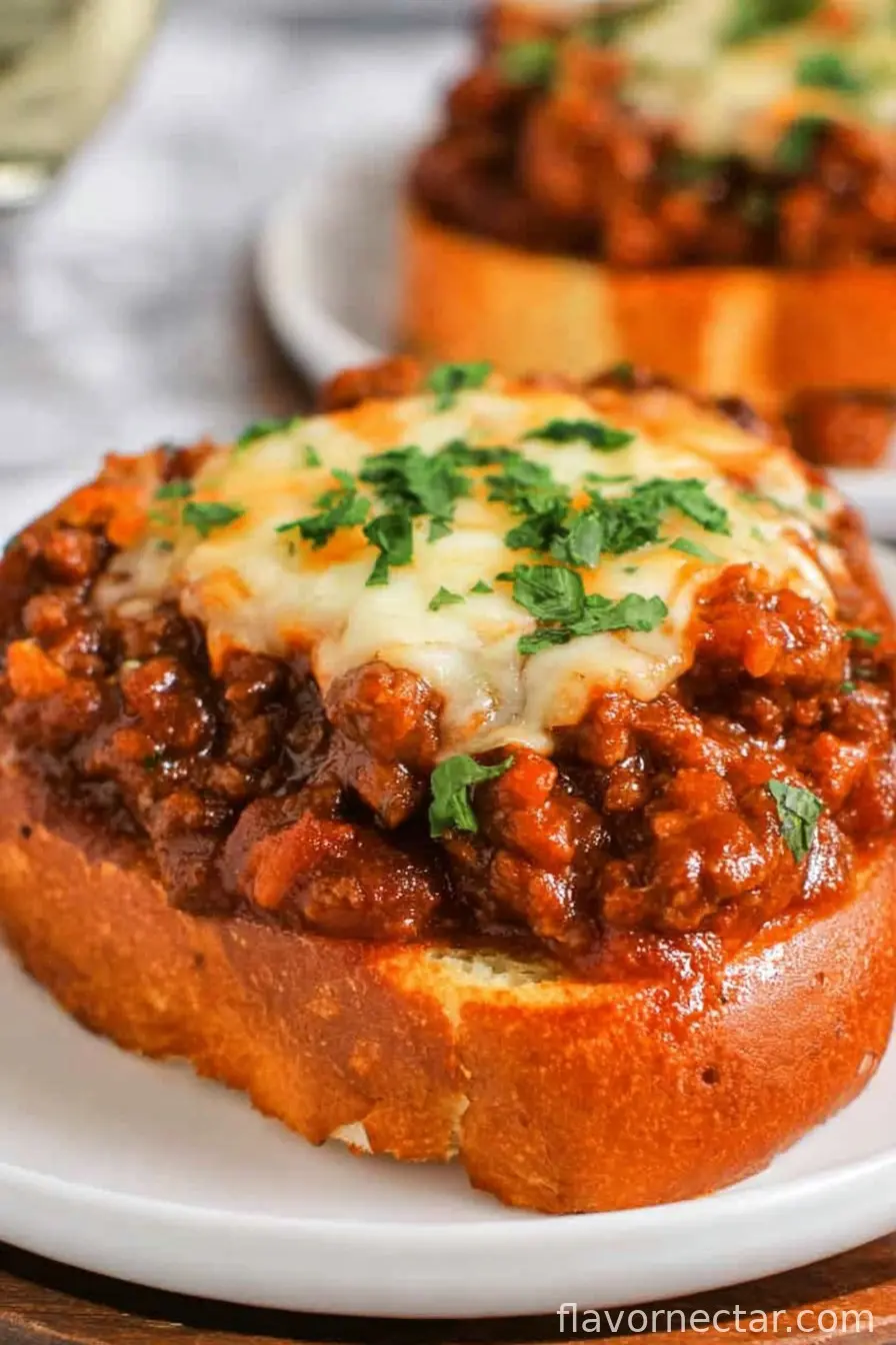 Texas Toast Sloppy Joes