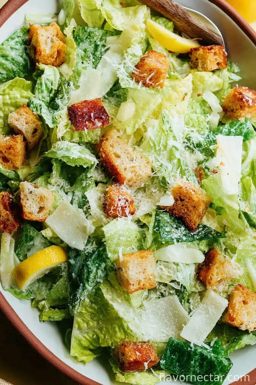 Vegetarian Caesar Salad