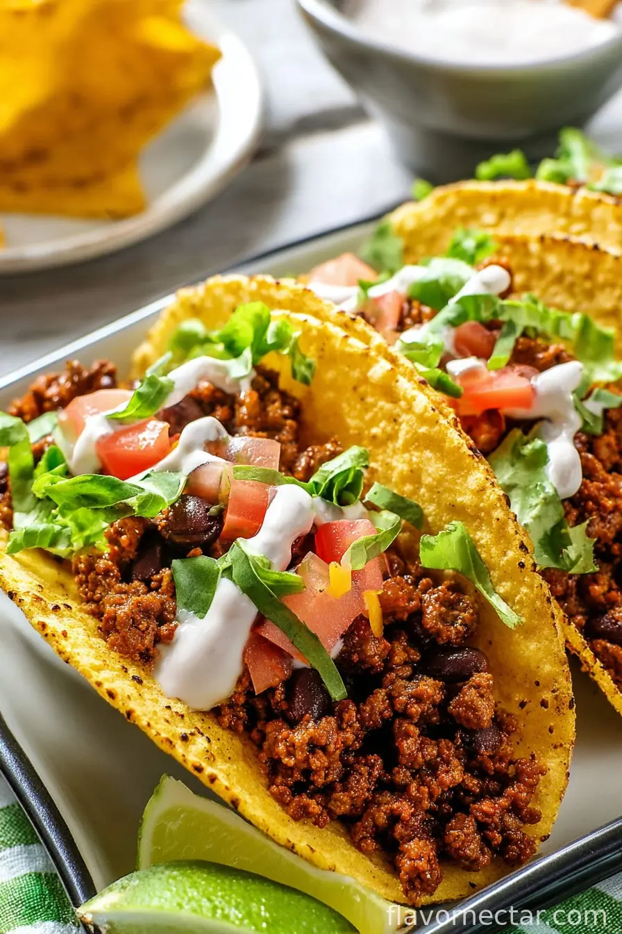 Walnut Taco Meat With Black Beans