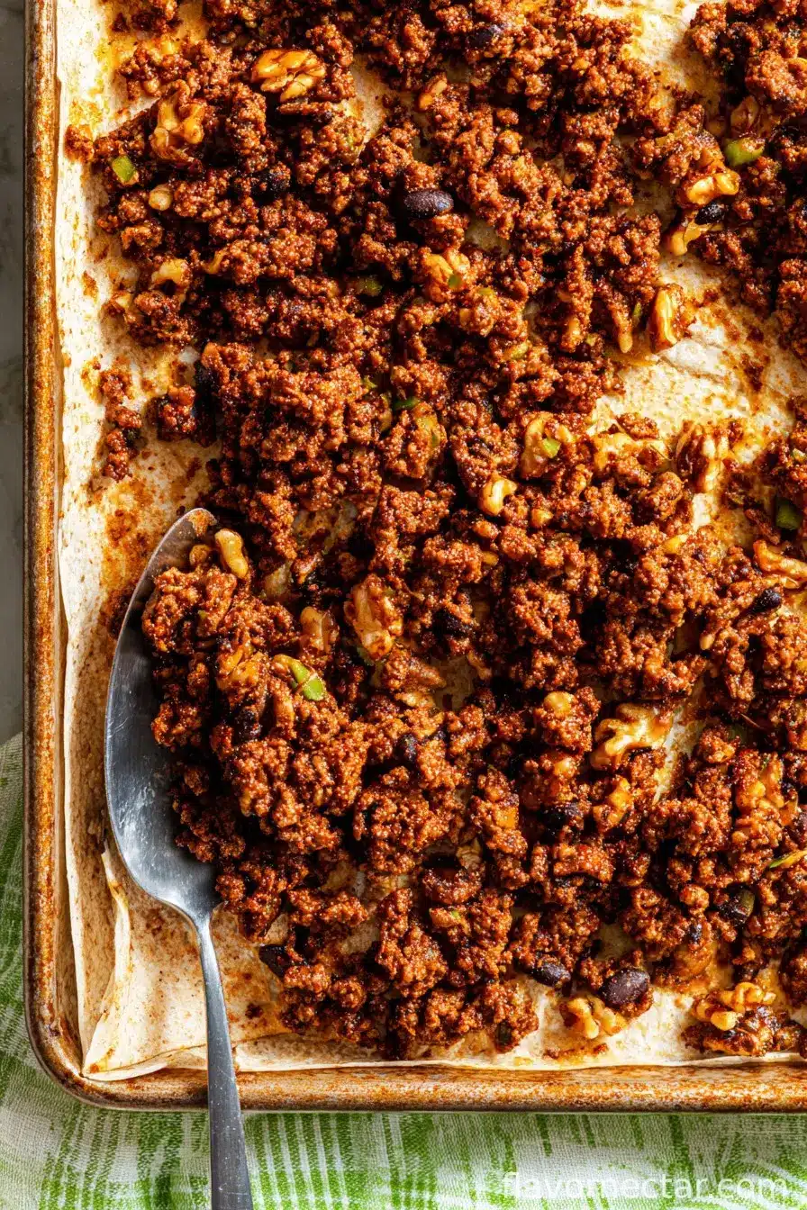 Walnut Taco Meat With Black Beans