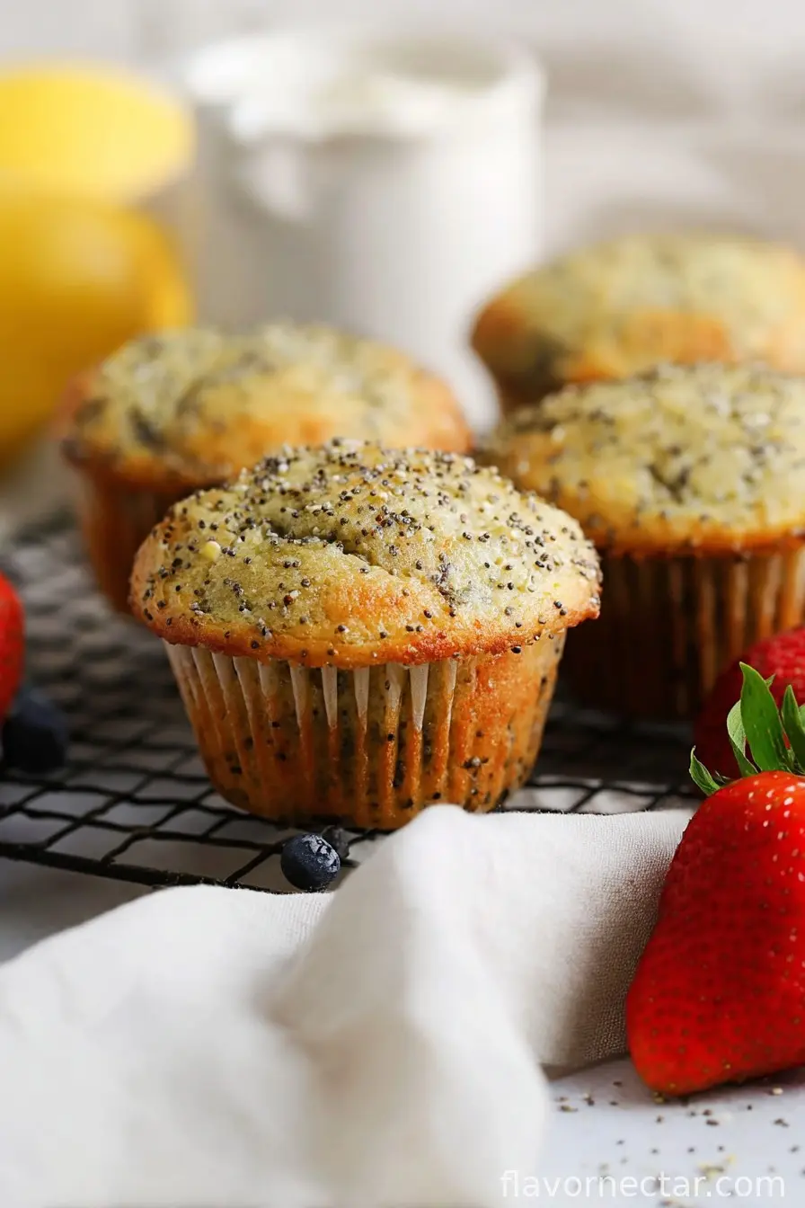 Almond Flour Lemon Poppy Seed Muffins