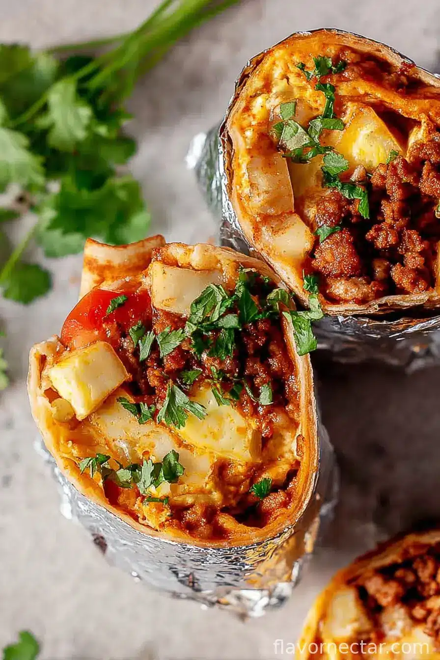 Chorizo Breakfast Burrito