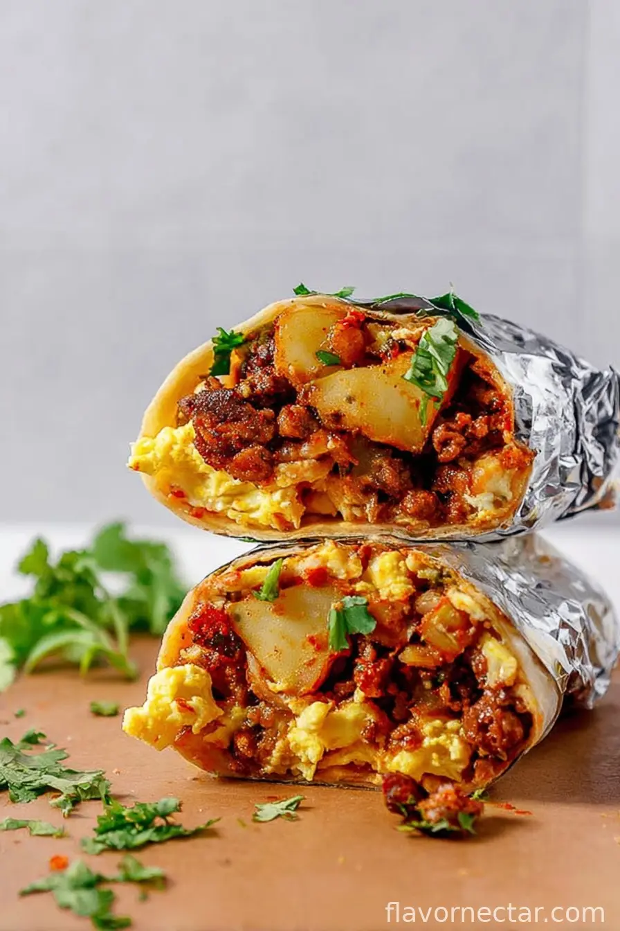 Chorizo Breakfast Burrito
