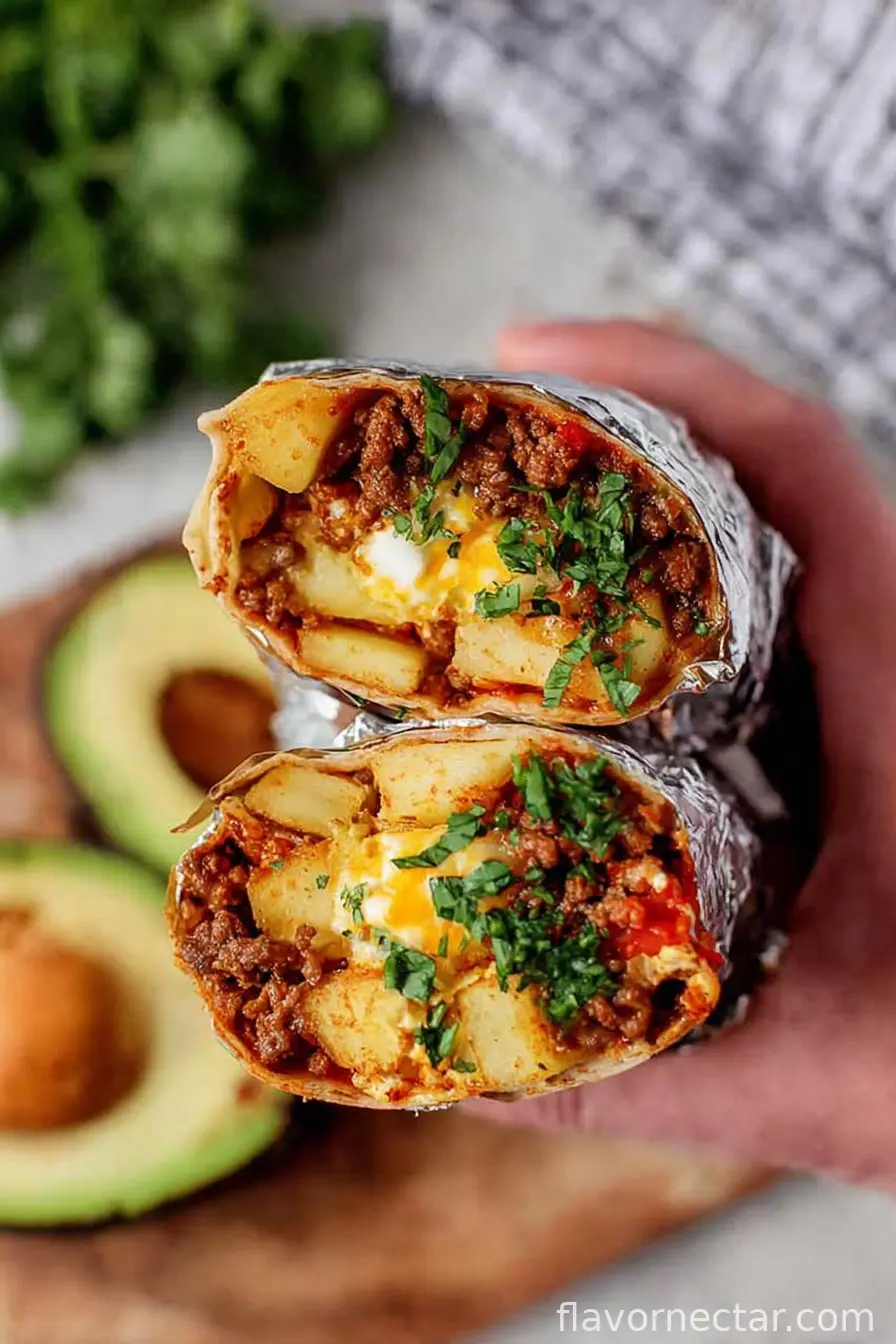 Chorizo Breakfast Burrito