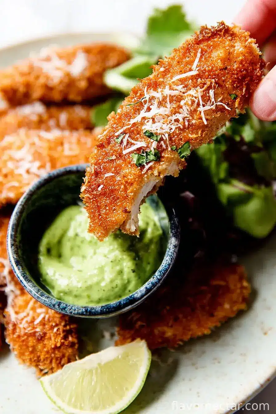 Crispy Coconut Chicken Tenders
