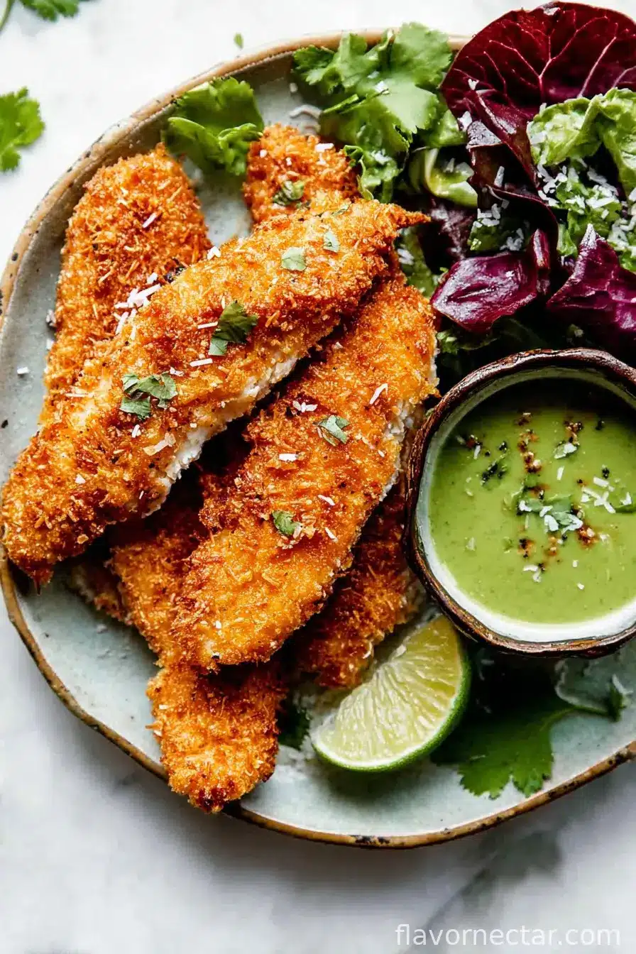 Crispy Coconut Chicken Tenders