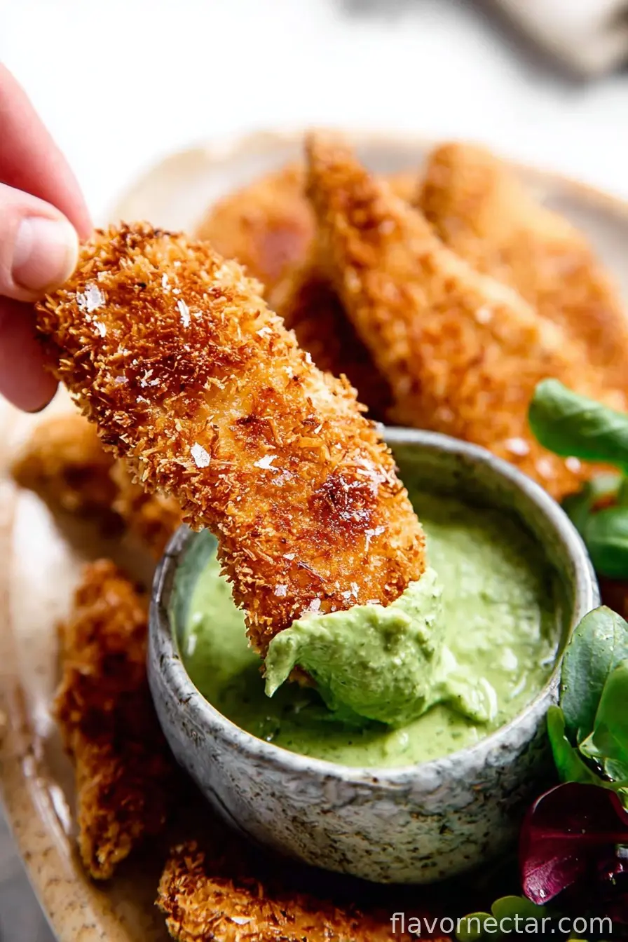 Crispy Coconut Chicken Tenders