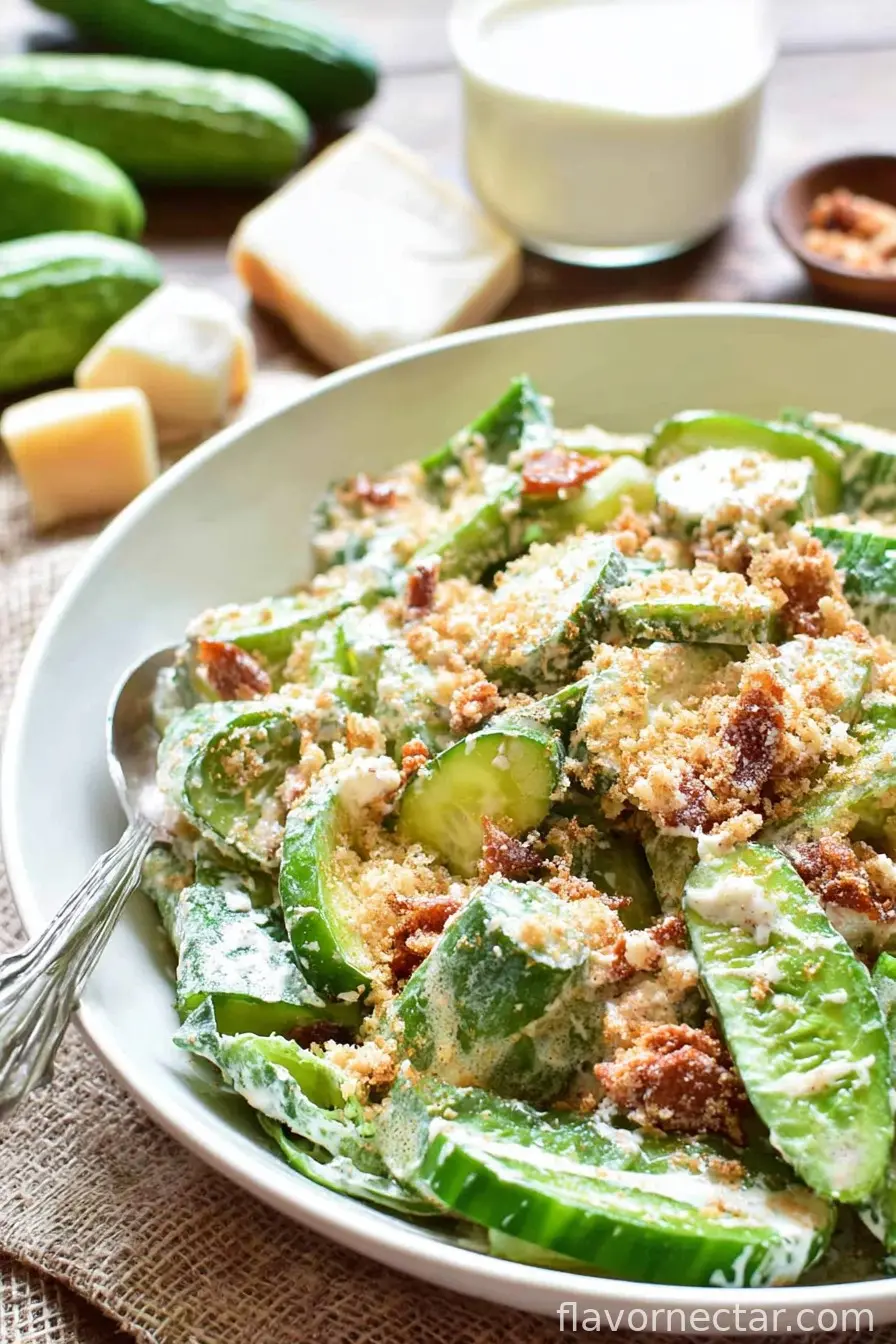 Cucumber Caesar Salad