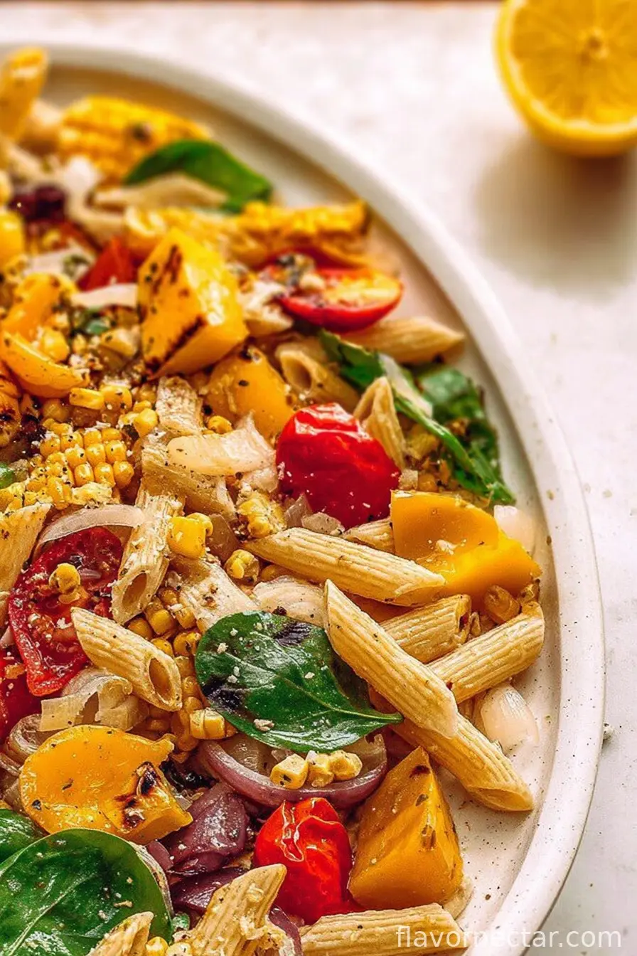 Grilled Summer Pasta Salad