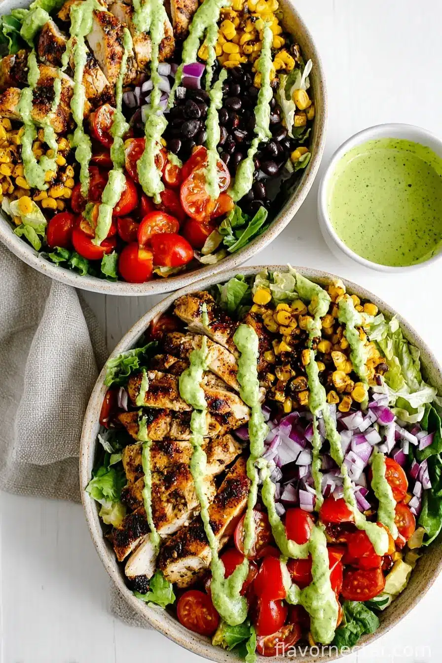 High Protein Southwest Chicken Salad