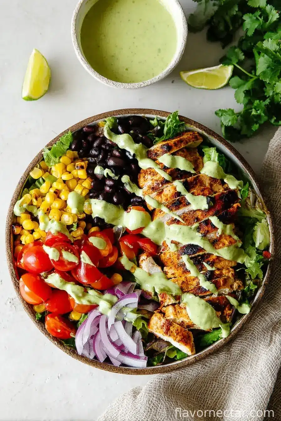High Protein Southwest Chicken Salad
