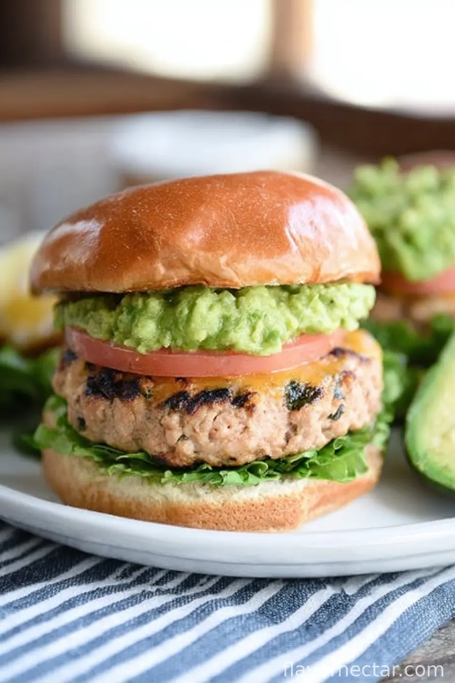 Jalapeño Cheddar Turkey Burgers