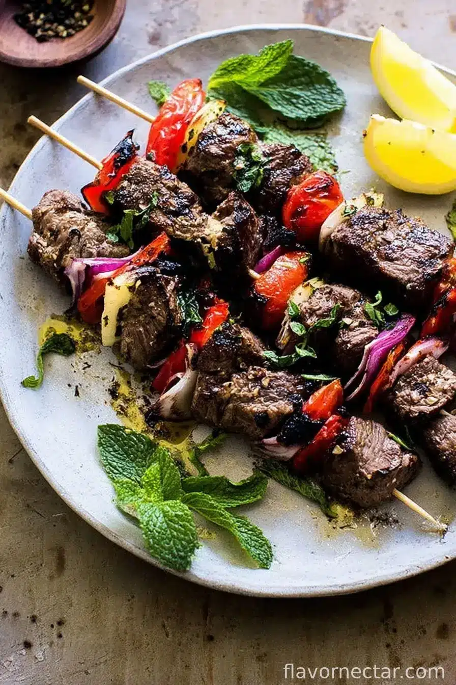 Mediterranean Grilled Lamb Kebabs