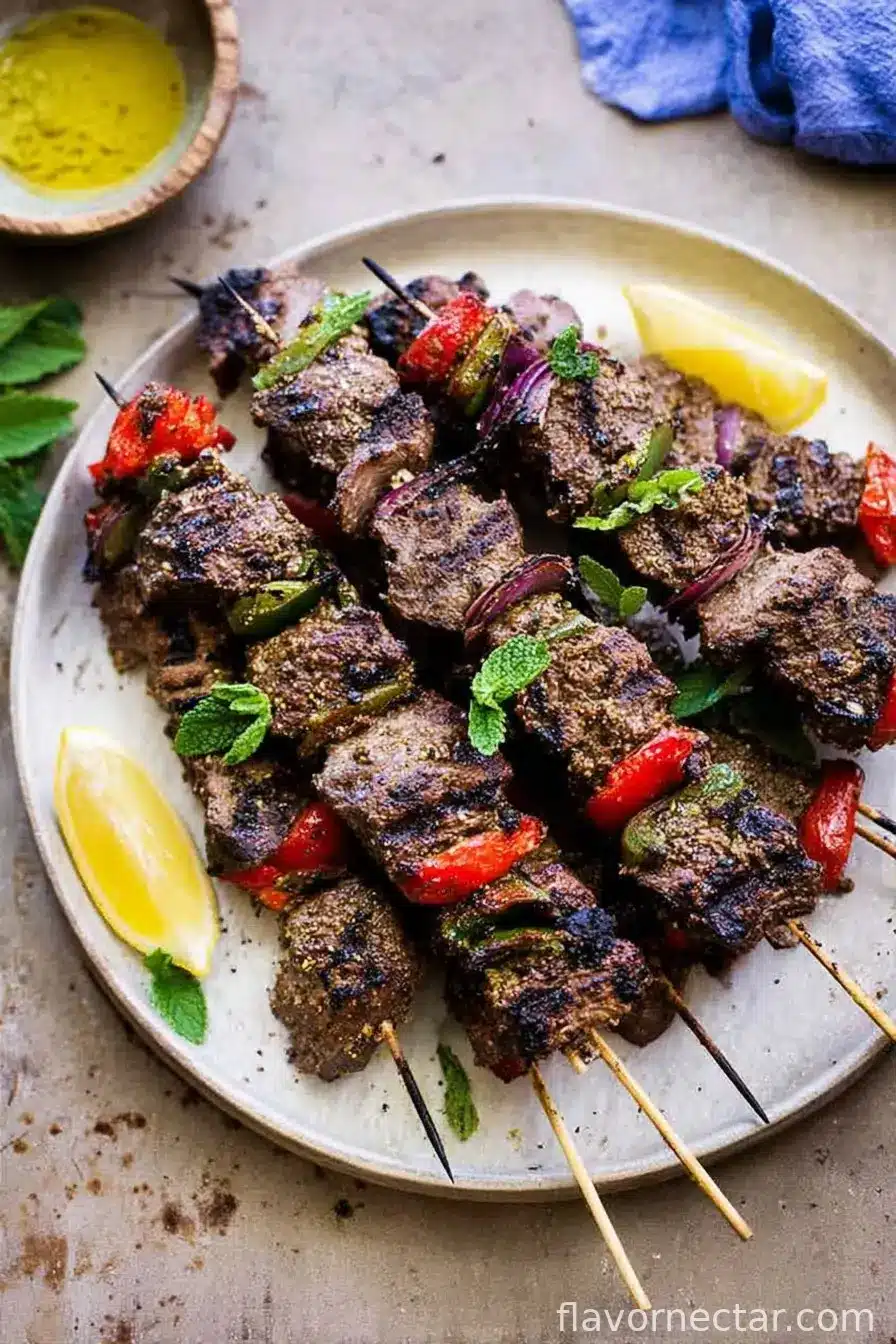 Mediterranean Grilled Lamb Kebabs