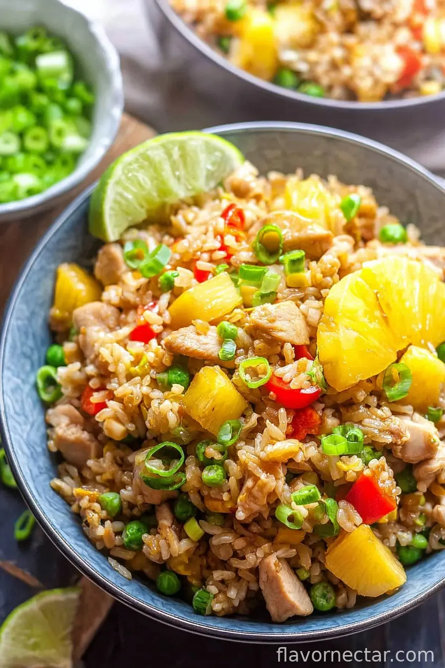 Pineapple Fried Rice with Chicken