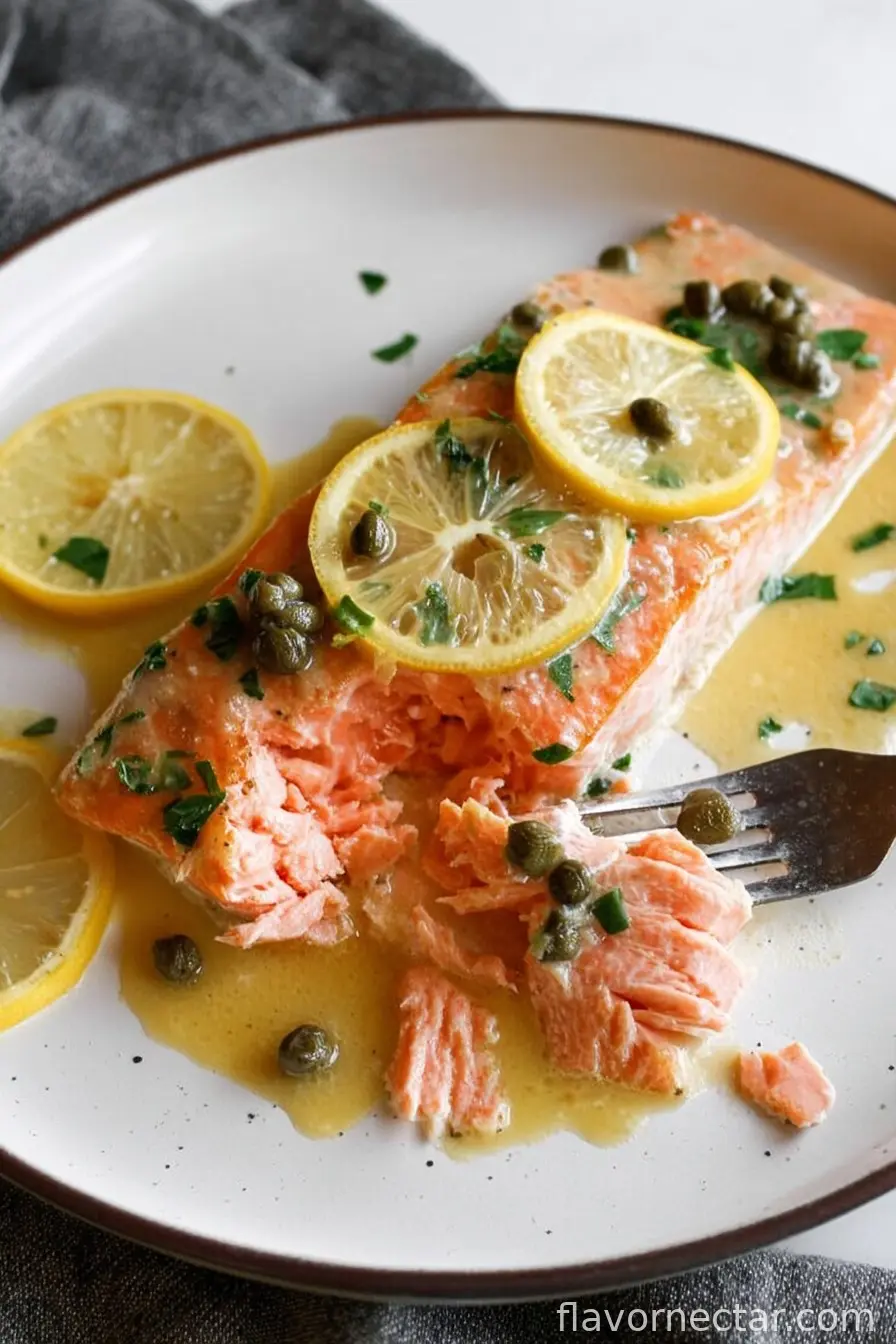 Slow Roasted Salmon with Citrus and Capers