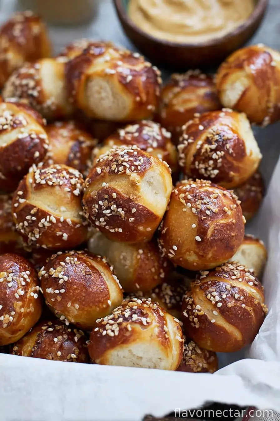 Sourdough Discard Pretzel Bites