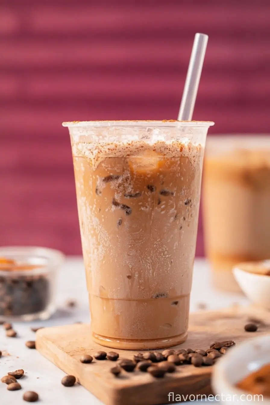 Viral French Toast Iced Latte