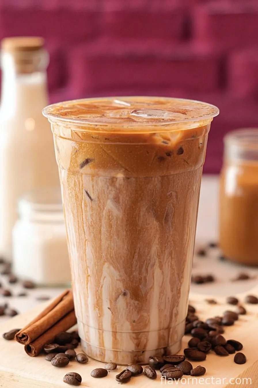 Viral French Toast Iced Latte