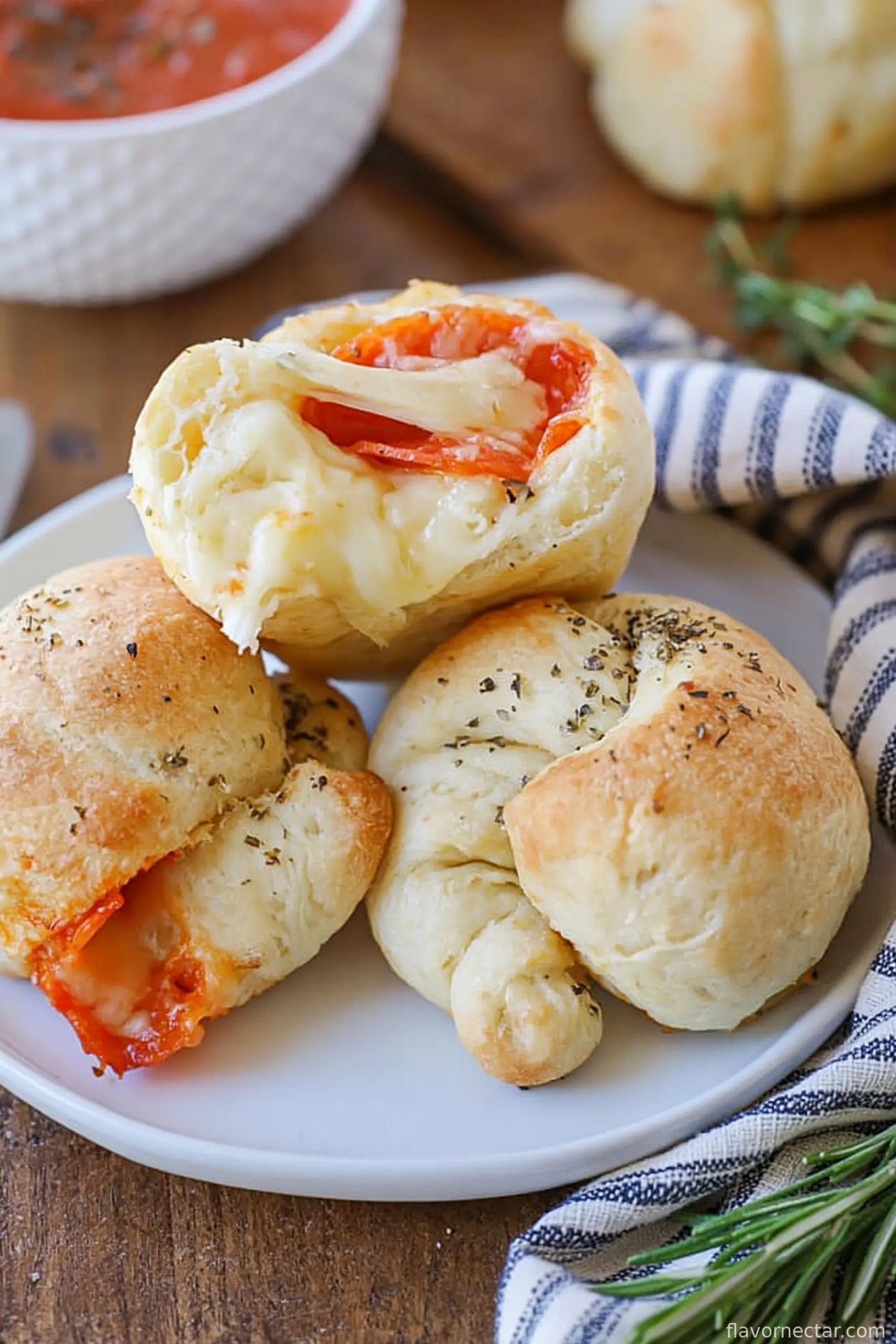 Air Fryer Pizza Bombs