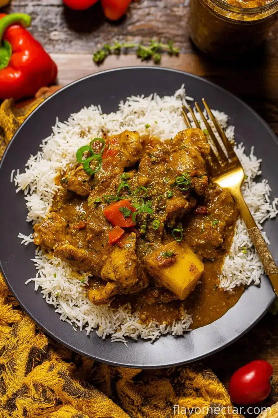 Authentic Jamaican Curry Chicken